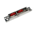 Adjustable Double-Bearing Nylon Roller for Aluminium Sliding Doors and Windows, 16mm Zinc Alloy