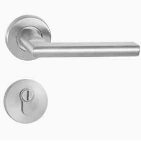 Engineering Split Lever Door Lock, 201 Stainless Steel Passage Lock for Hotels and Apartments