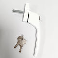 Modern Casement Window Handle, Aluminum Alloy with Key