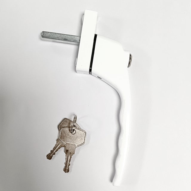 Modern Casement Window Handle, Aluminum Alloy with Key