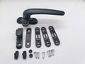 Type 50 Aluminum Alloy Window Handle, Casement Window Operator with Lock Catch and Roller