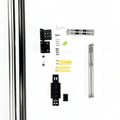 Modern Trackless Ghost Sliding Door Track with Soft-Close Damper, Invisible Sliding Door Hardware