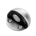 Stainless Steel Magnetic Dome Door Stopper, Floor Mounted for Glass and Wooden Doors
