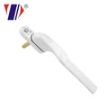 Factory Supply White UPVC Lockable Window Handle for PVC Casement Windows