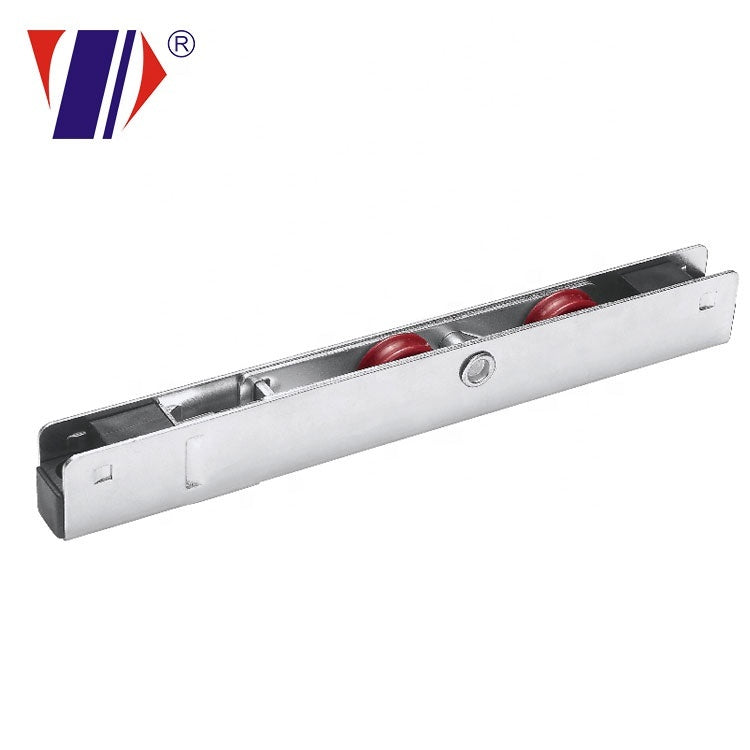UPVC Sliding Door Roller, Adjustable Double Wheel Bearing, Stainless Steel